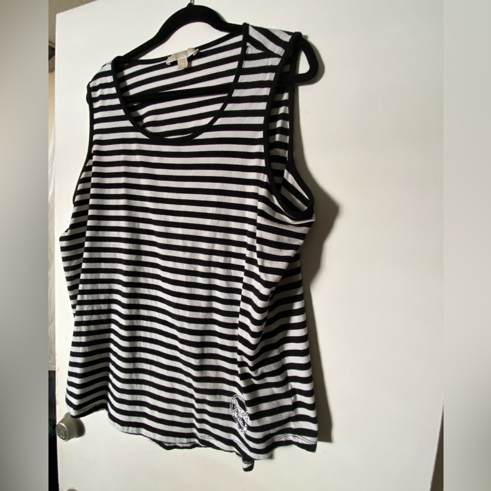 Michael By Michael Kors Sailor Striped Scoop Tank top